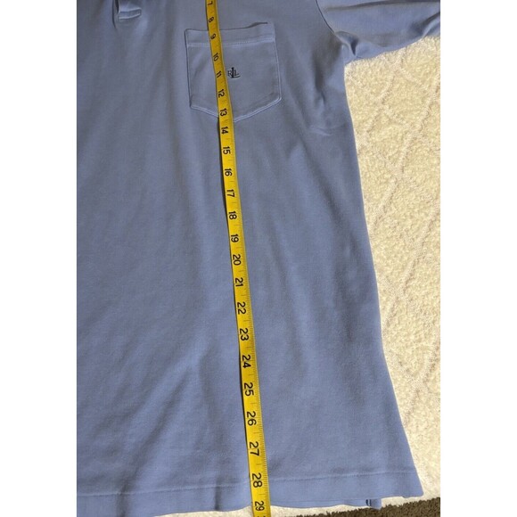 Lauren Ralph Lauren Light Blue Men’s Polo Front Pocket With Logo  Size Medium - Picture 13 of 13